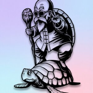 anime master roshi svg