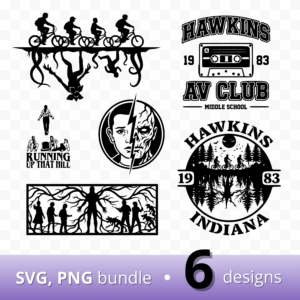 stranger things svg bundle