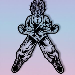 angry son goku svg & png